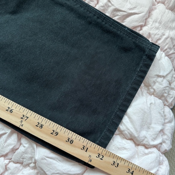 Vintage Carhartt B11 Black Work Pants Men’s 38x32 Baggy Faded - Picture 7 of 8